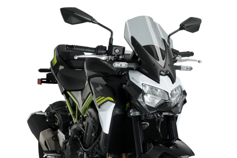 Plexi štít PUIG 3841H NEW. GEN TOURING kouřová Kawasaki Z900