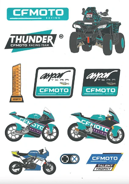 Sada samolepek CFMOTO Racing