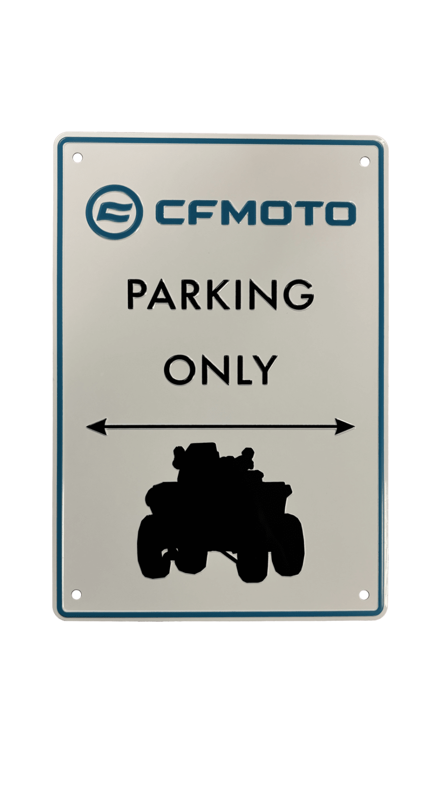 Plechová cedule CFMOTO ATV Parking