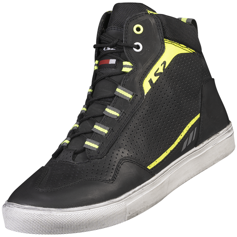 LS2 moto boty Zoe Man Boots black/fluo yellow