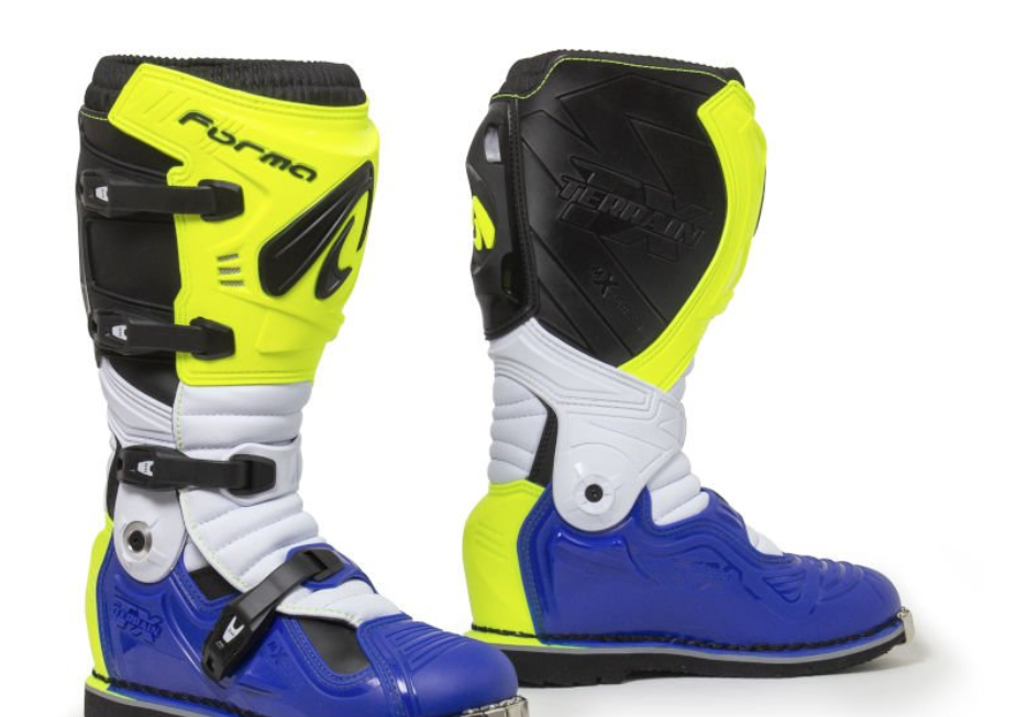FORMA Moto boty TERRAIN EVOLUTION TX fluo žluto modro bílé