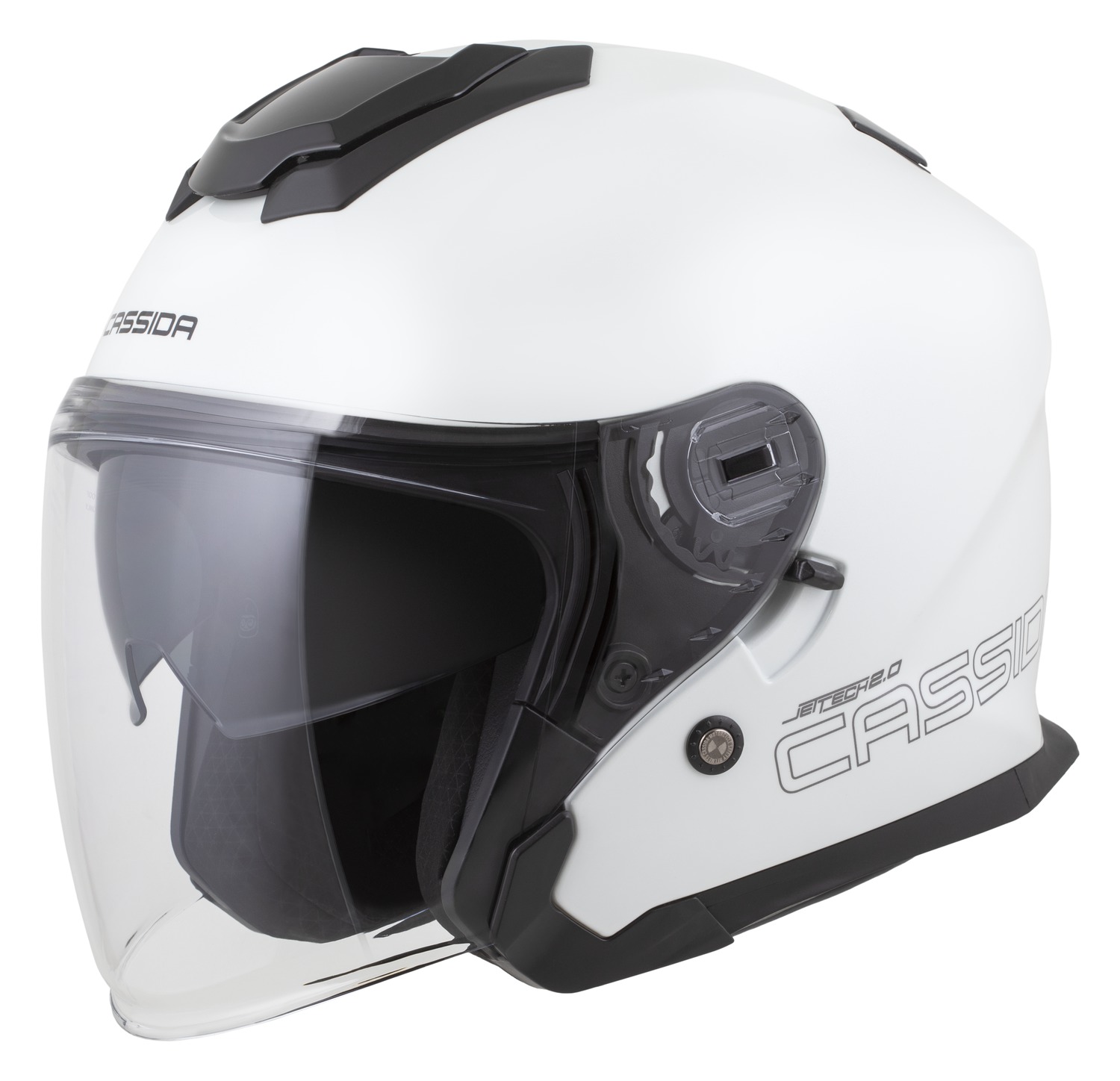 CASSIDA Jet Tech 2.0 Solid lesklá bílá