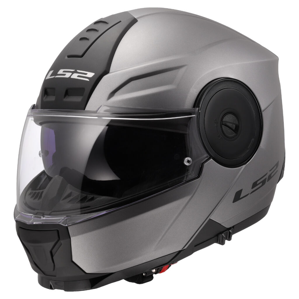 LS2 Výklopná moto přilba FF902 SCOPE Matt titanium