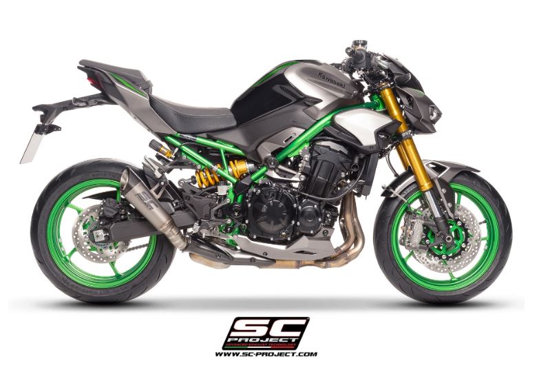 SC-PROJECT KAWASAKI Z900 2025- Titanový výfuk S1 homologovaný