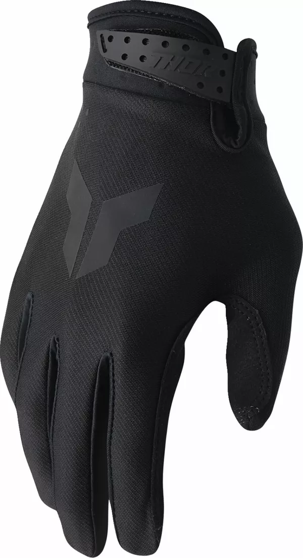 THOR Pánské motokrosové rukavice LAUNCHMODE Black