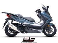SC-PROJECT Titanový výfuk X-plorer II GT E5 Honda Forza 350 (2021-2024)