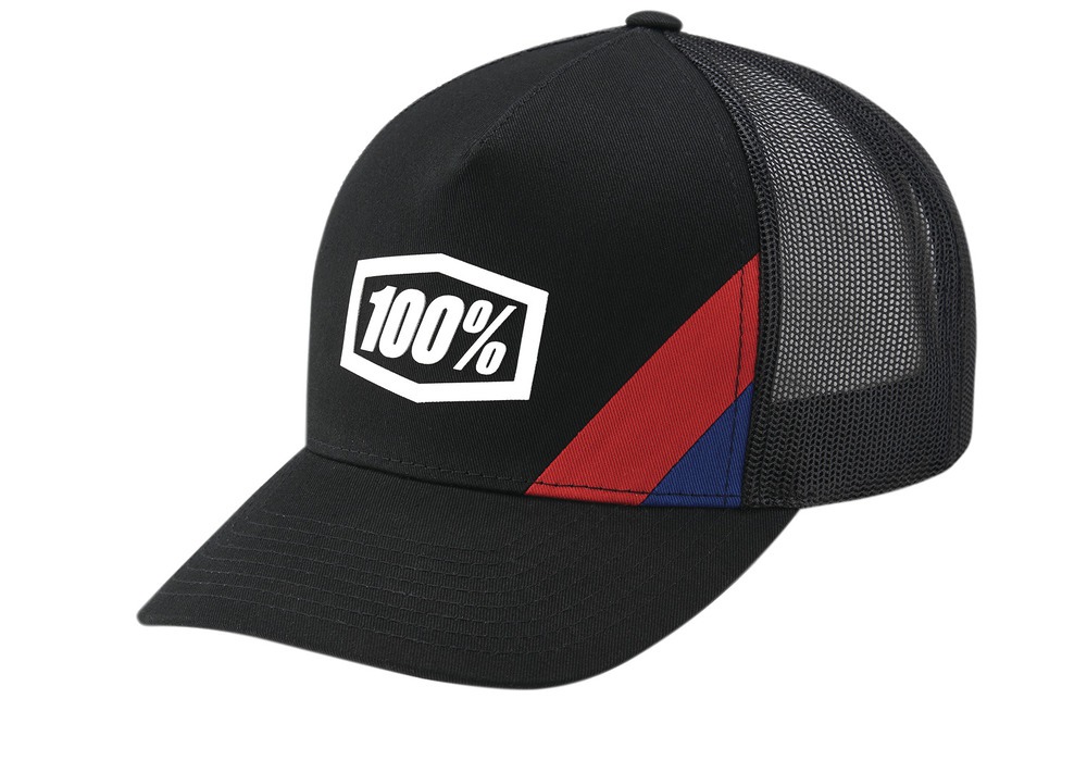 100% kšiltovka CORNESTONE X-Fit Trucker černá vel. UNI