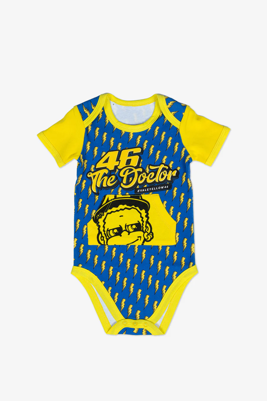 Dětské body VR46 VALEYELLOW žluto/modré
