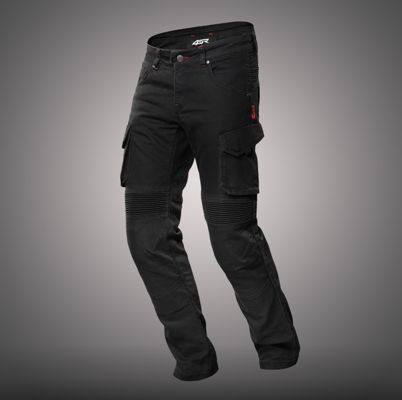 4SR moto jeansy Tourismo black