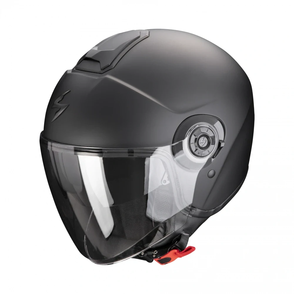 SCORPOIN otevřená moto přilba EXO-CITY II solid matná černá
