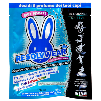 Prací prostředek SIXS ResolvWear Active 100 ml- cestovní balení
