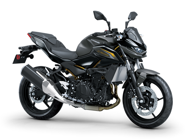 KAWASAKI Z500 MY26 Metallic Matte Graphenesteel Gray / Metallic Flat Spark Black (GY1)