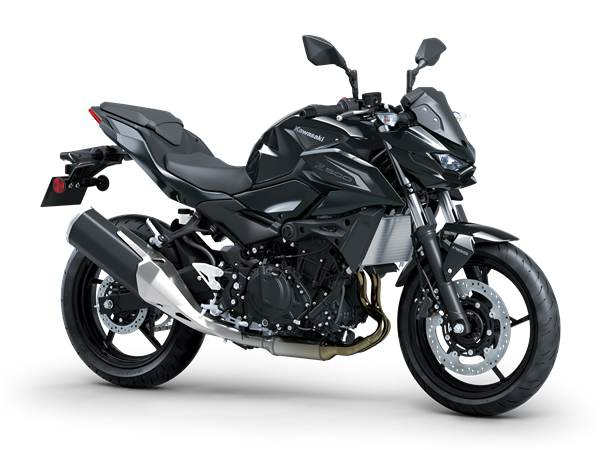 KAWASAKI Z500 MY26 Ebony / Metallic Carbon Gray (BK1)