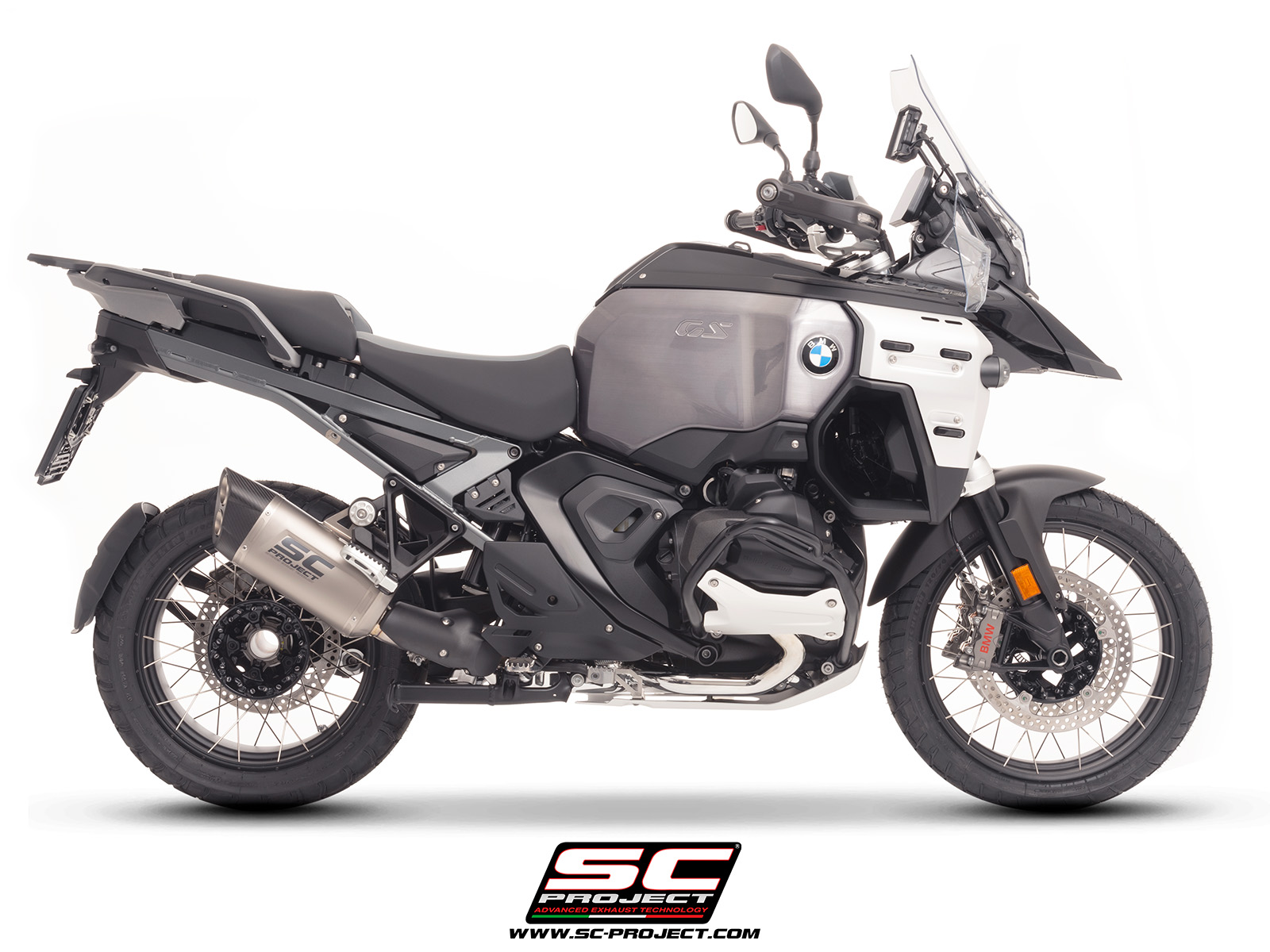 SC-PROJECT titanový výfuk Adventure-R BMW R 1300 GS Adventure 2025 E5+