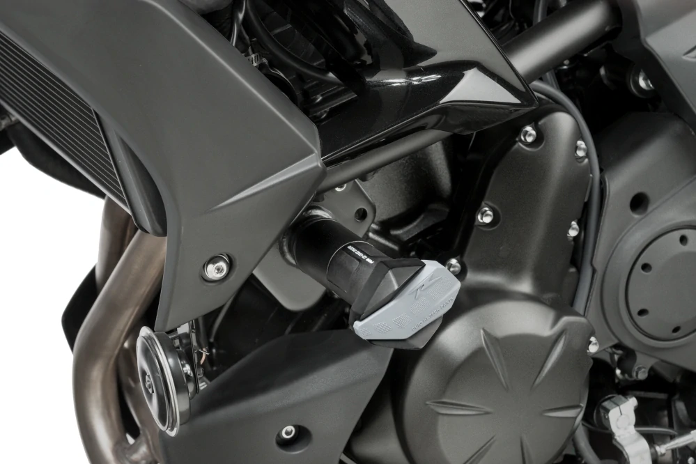 Padací rámy protektory PUIG R19 Šedé - Kawasaki Versys 650 15-24