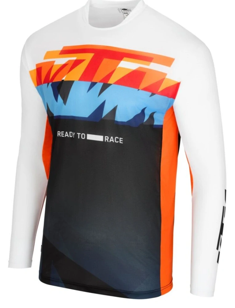Pánský moto dres KTM Pounce Jersey bílá