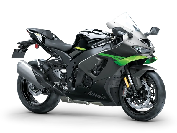 KAWASAKI NINJA ZX-10R MY26 Metallic Matte Graphenesteel Gray / Metallic Spark Black / Lime Green