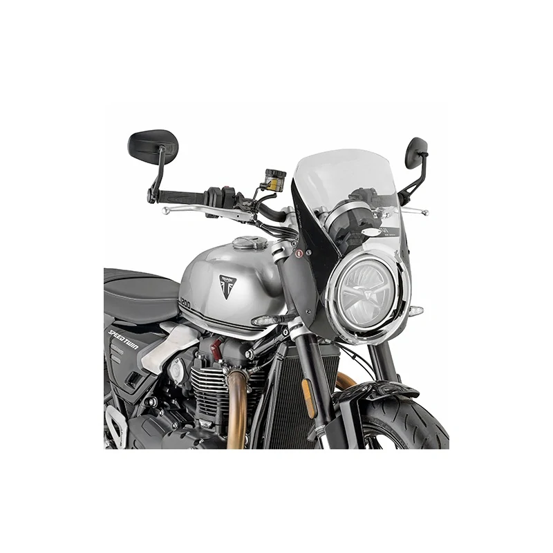 Plexi čiré s kapotkou pro Royal Enfield Bear 650 (25)