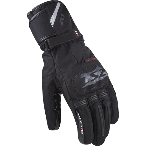 Pánské moto rukavice LS2 Snow Man Gloves černé