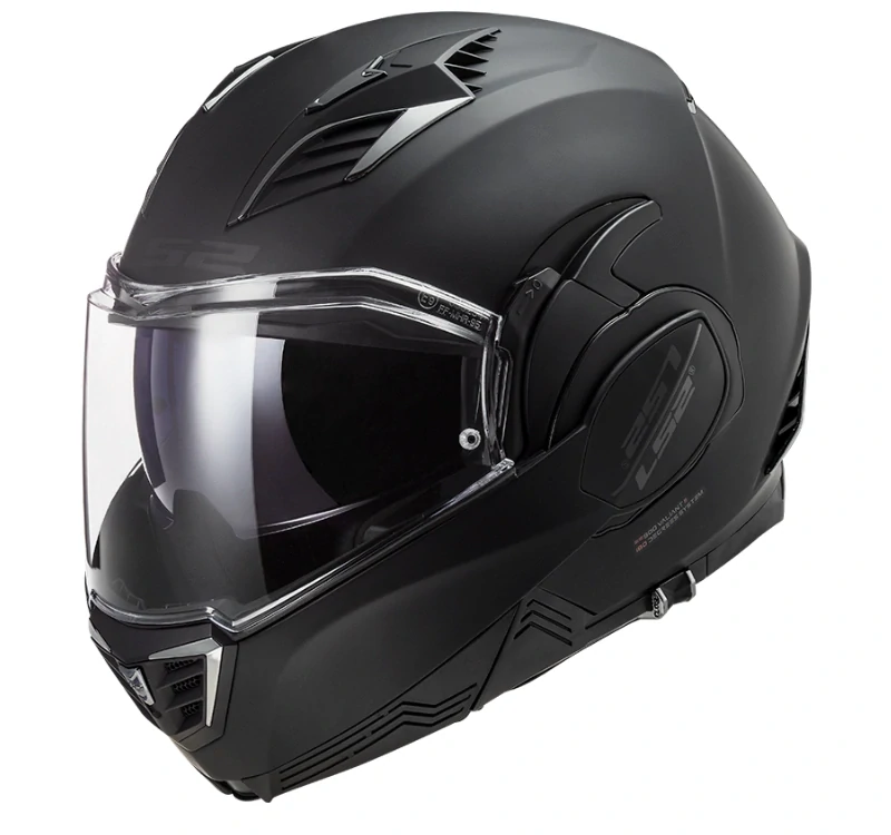 Překlápěcí moto helma LS2 FF900 Valiant 2 Noir matná černá