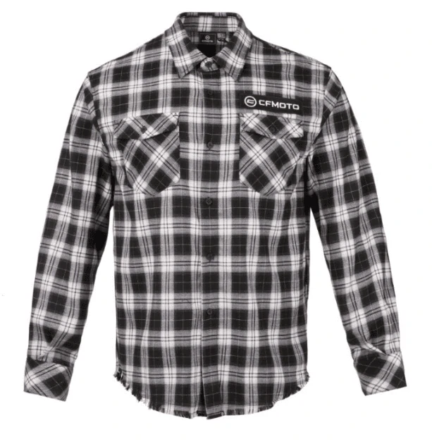 Košile CFMOTO Checkered (černo‑bílá)