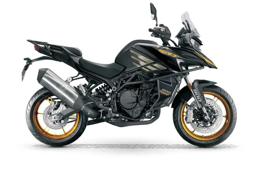 QJMOTOR SRT 900 S černá - kufry zdarma