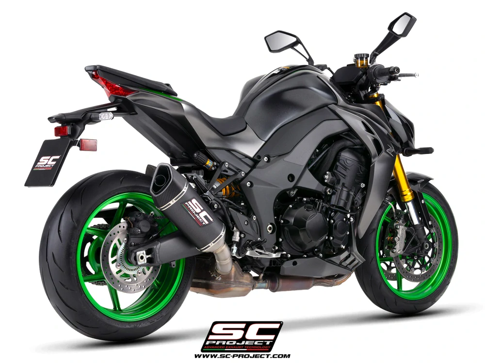 SC-PROJECT Kawasaki Z1100-SE 2026 Výfuk z uhlíkových vláken SC1-R