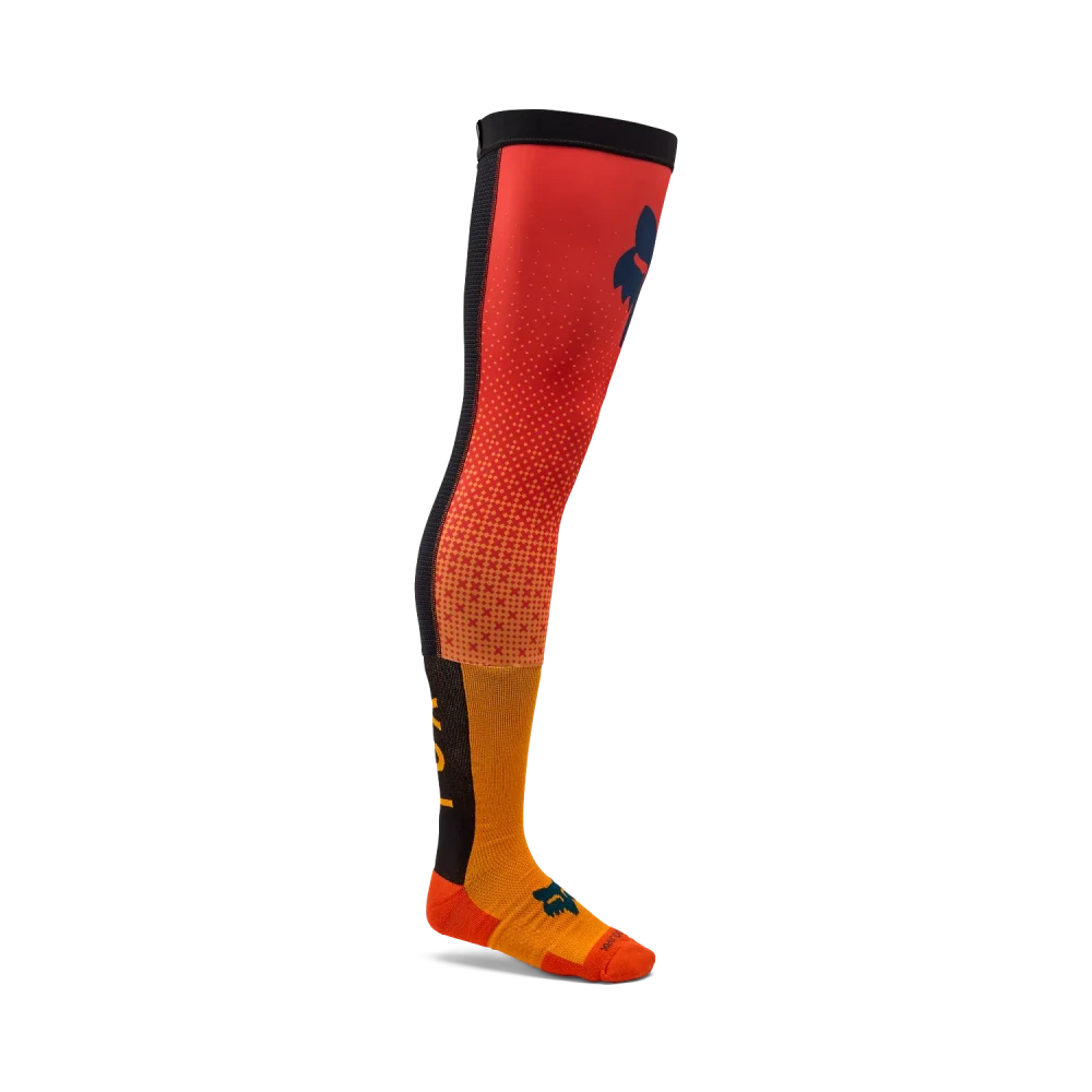 FOX nadkolenky Flexair Fracture Knee Brace, Mandarinková
