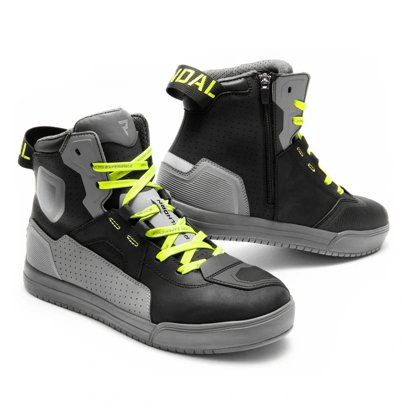 REBELHORN moto boty VANDAL II černé/šedé/fluo