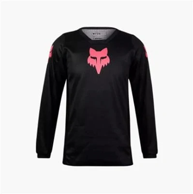 FOX Dětský dres 180 BLACKOUT černá/růžová