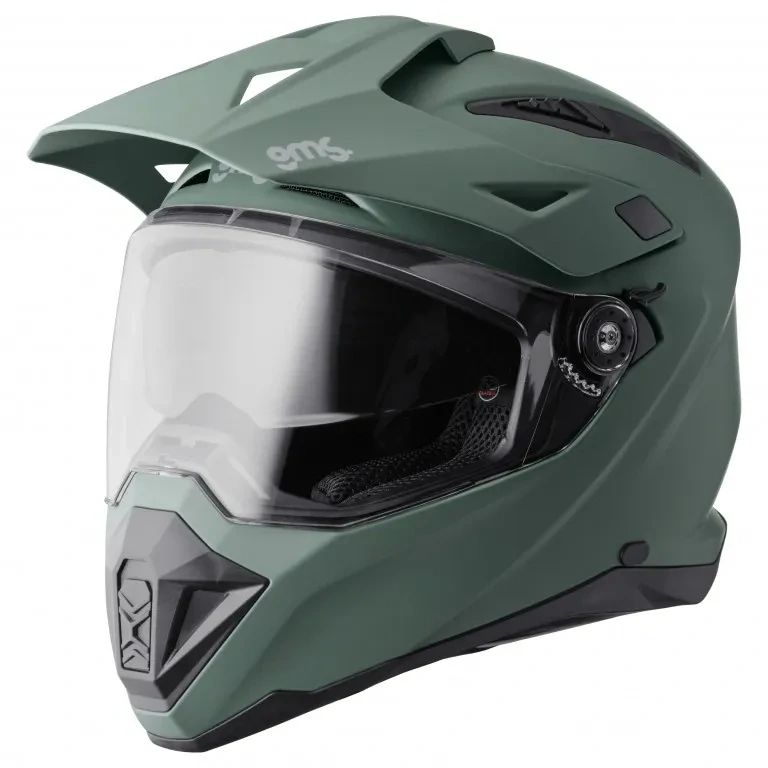 GMS enduro přilba ADVENTUS matná zelená