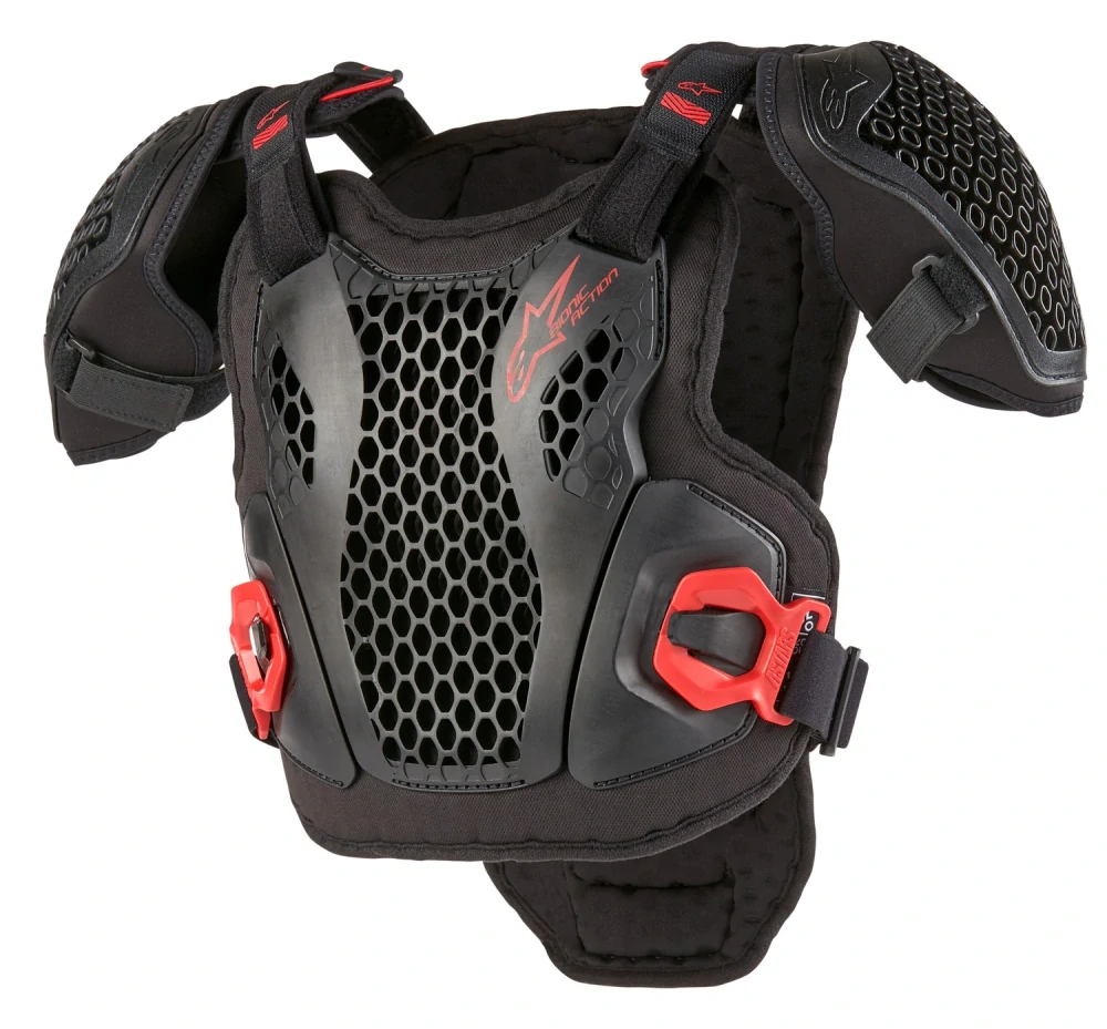 ALPINESTARS chránič těla BIONIC ACTION YOUTH CHEST, dětský (černá/červená) 2026