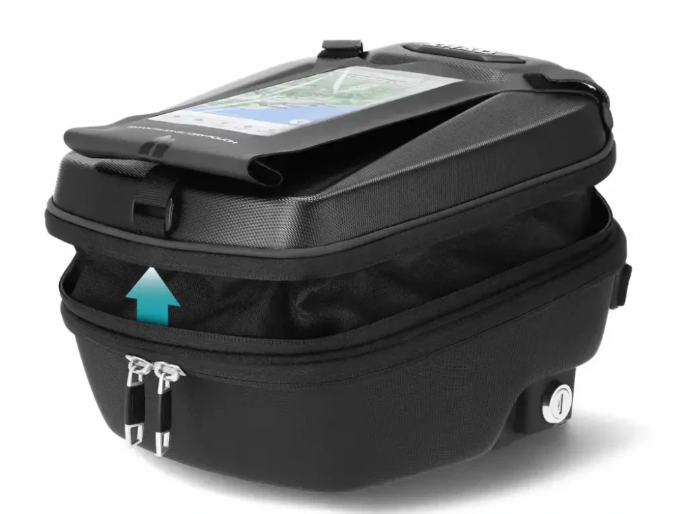 Tankvak SHAD E09CL PRO CLICK SYSTEM se zámkem a klíčkem