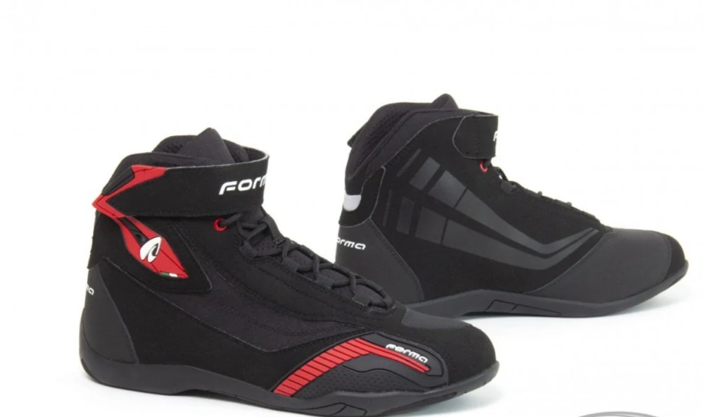 FORMA moto boty GENESIS černé/červené
