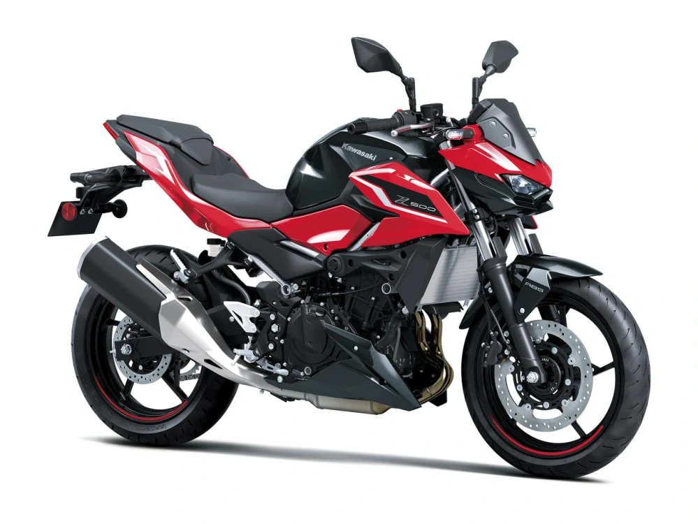 KAWASAKI Z500 SE MY27 Candy Persimmon Red / Metallic Carbon Gray