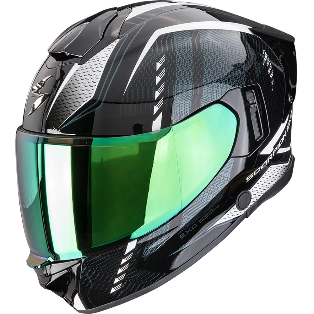 SCORPION Integrální Moto přilba EXO-530 AIR THERAS černo/bílý chameleon