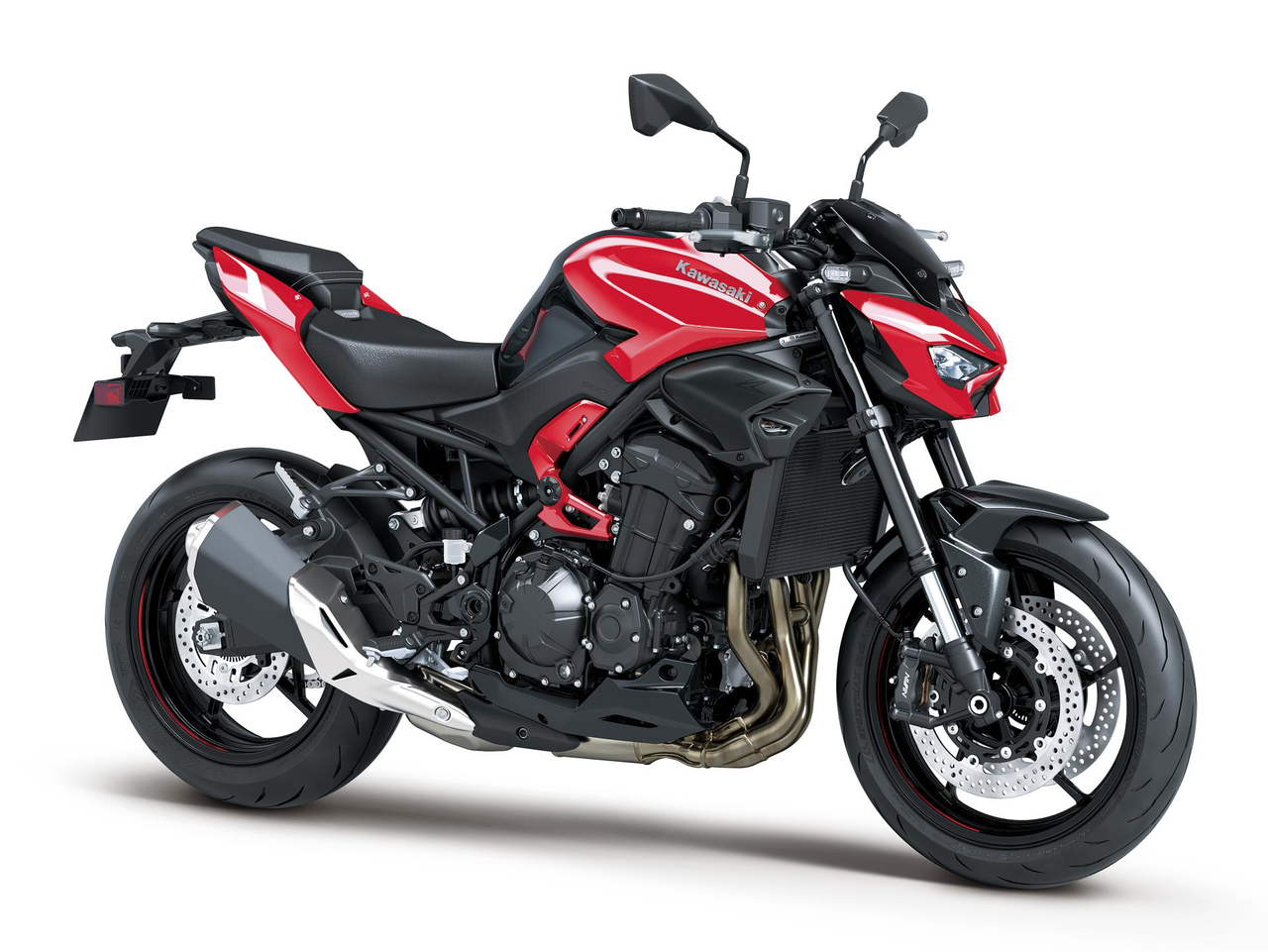 KAWASAKI Z900 MY27 Candy Persimmon Red / Metallic Carbon Gray