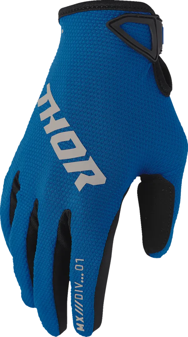 Moto rukavice THOR Ridemode Static Gloves modrá