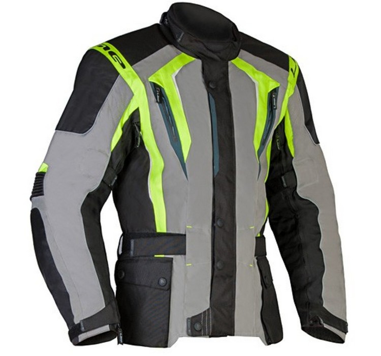 MBW Pánská textilní moto bunda BUDDY GREEN