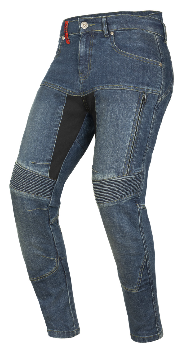 AYRTON dámské kalhoty, jeansy 505, slim fit, modrá