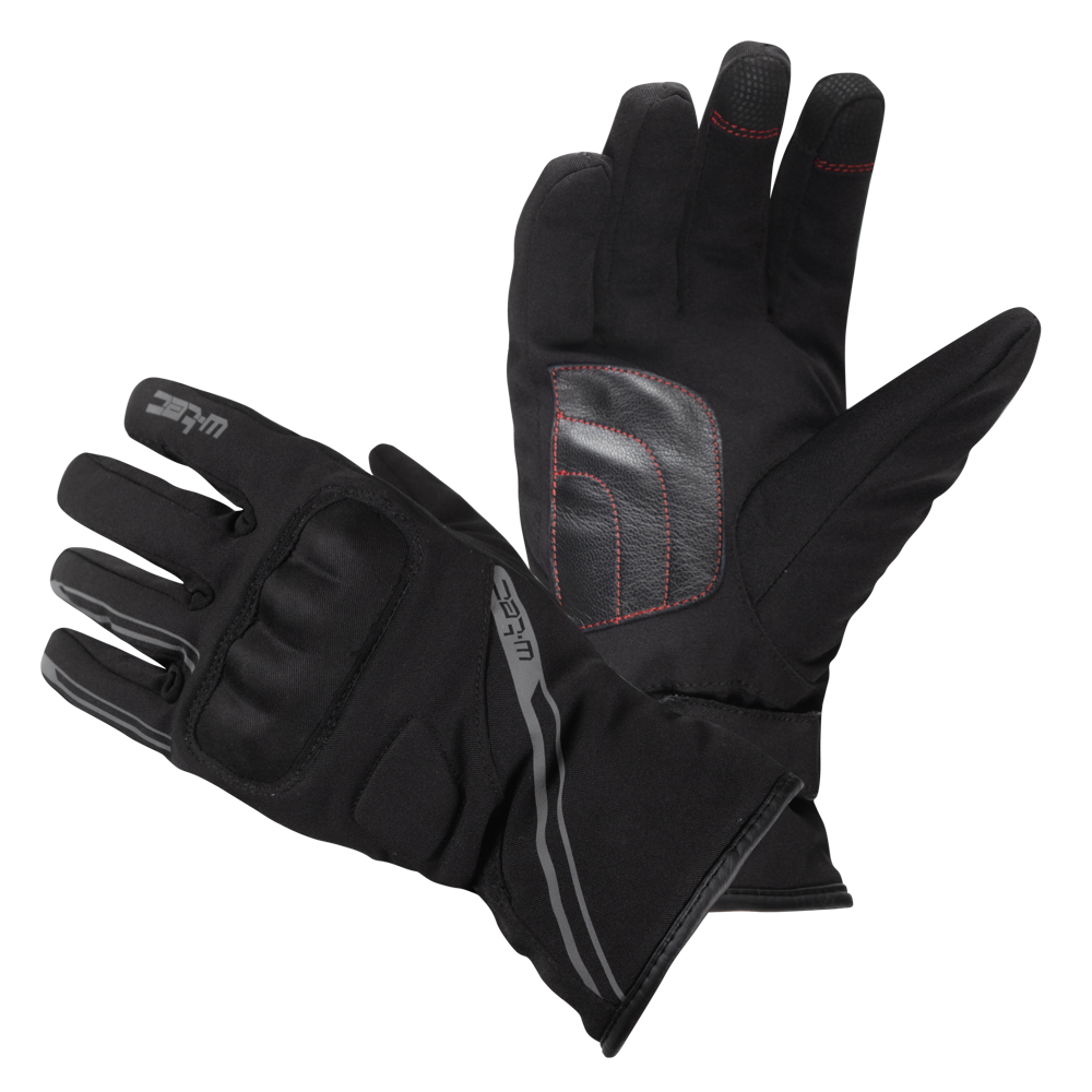 Pánské moto rukavice W-TEC Turismo - černá