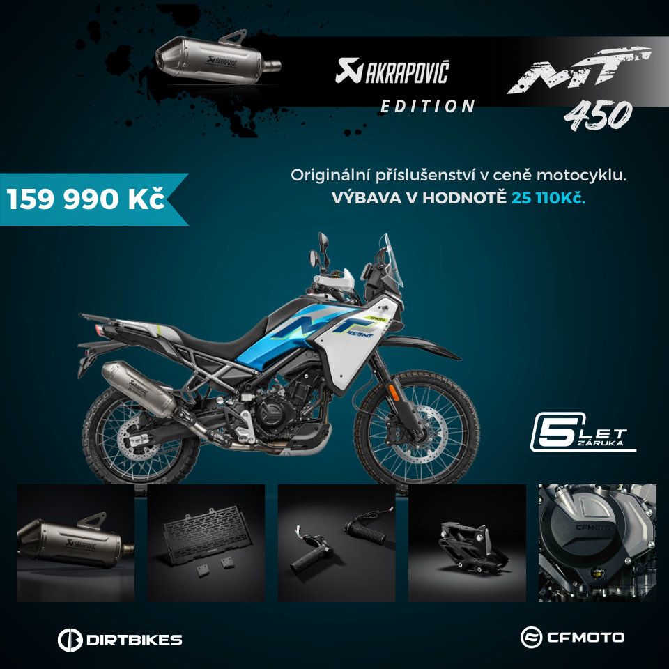 CFMOTO 450MT-RX Akrapovič edition - WHITE