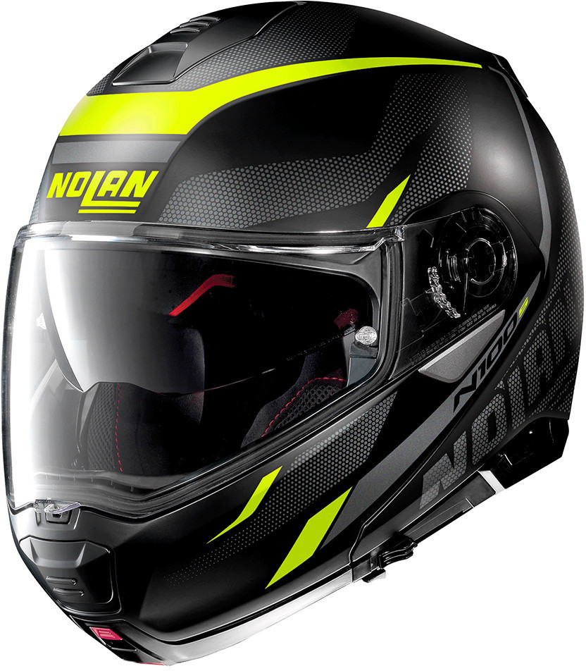 NOLAN Výklopná moto přilba N100-5 Lumiére N-Com Flat Black 37