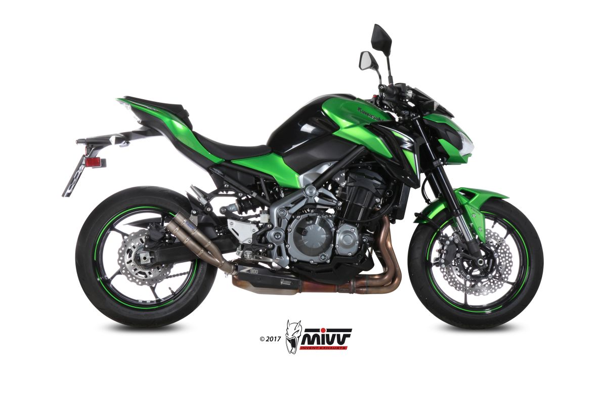 Koncovka výfuku MIVV DOUBLE GUN Full titanium pro KAWASAKI Z 900 (2017-2023)
