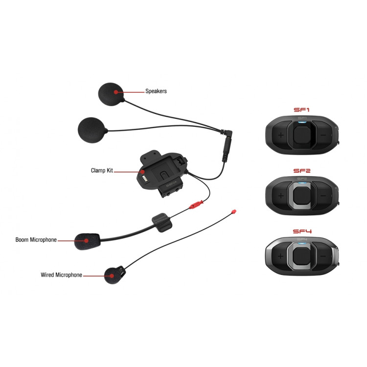 bluetooth handsfree headset SF4 (DOSAH 1,2 KM), SENA