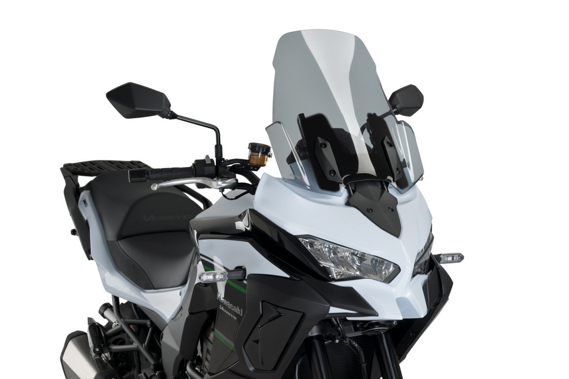 Puig plexi štít TOURING kouřová pro KAWASAKI VERSYS 1000 2015-