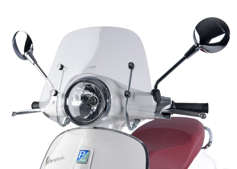 Sportovní plexi štít čirý Vespa Primavera