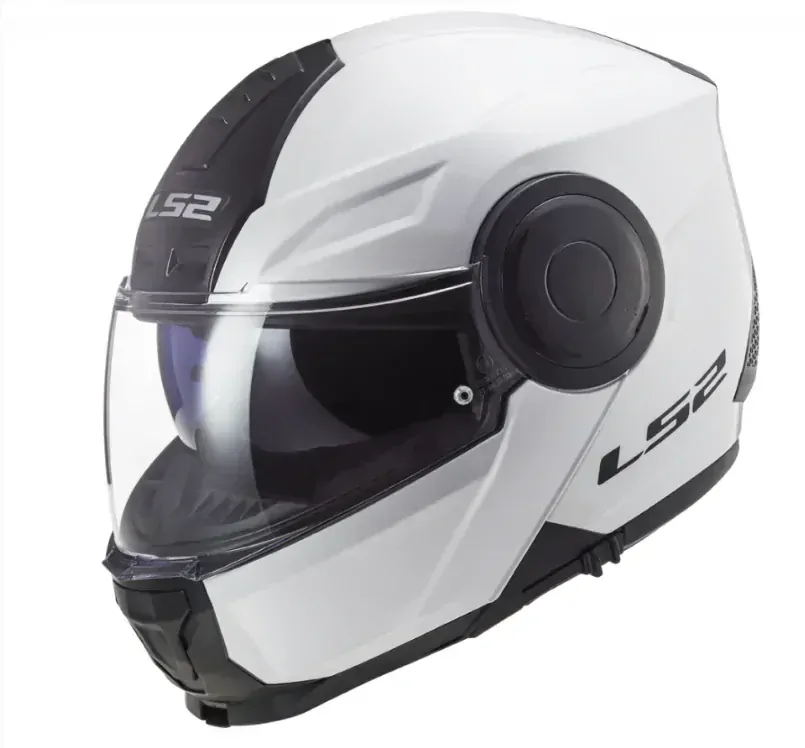 LS2 Výklopná moto přilba FF902 SCOPE Solid White