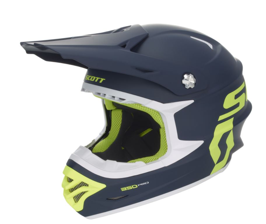 SCOTT Motokrosová přilba 350 Pro blue yellow