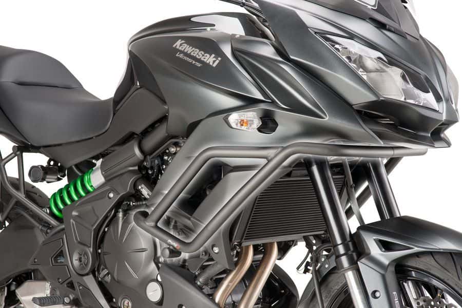 Ochranné rámy motoru PUIG d 25mm černý pro KAWASAKI Versys 650 (2015-2021)
